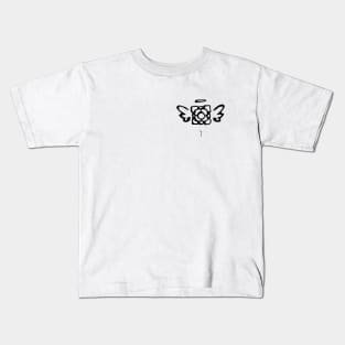 Companion Cube Black Kids T-Shirt